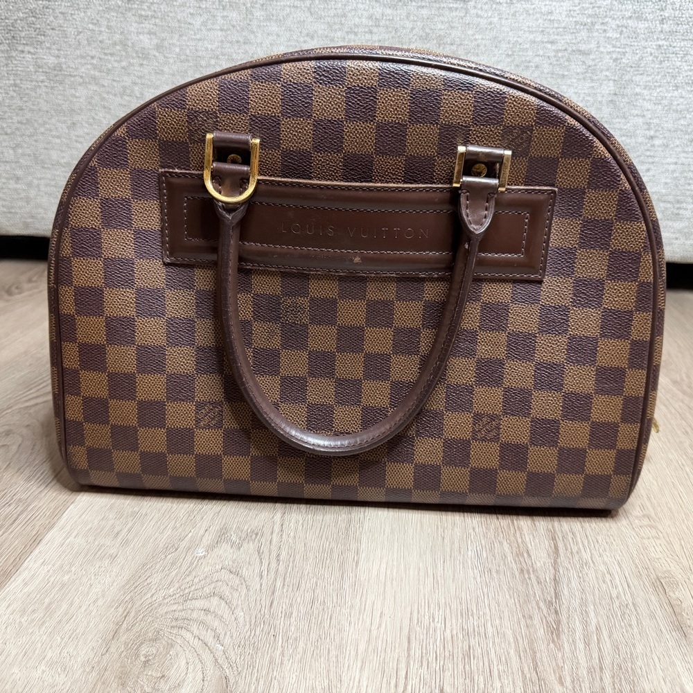 Louis Vuitton Brown Damier Ebene Dome Satchel - Brown